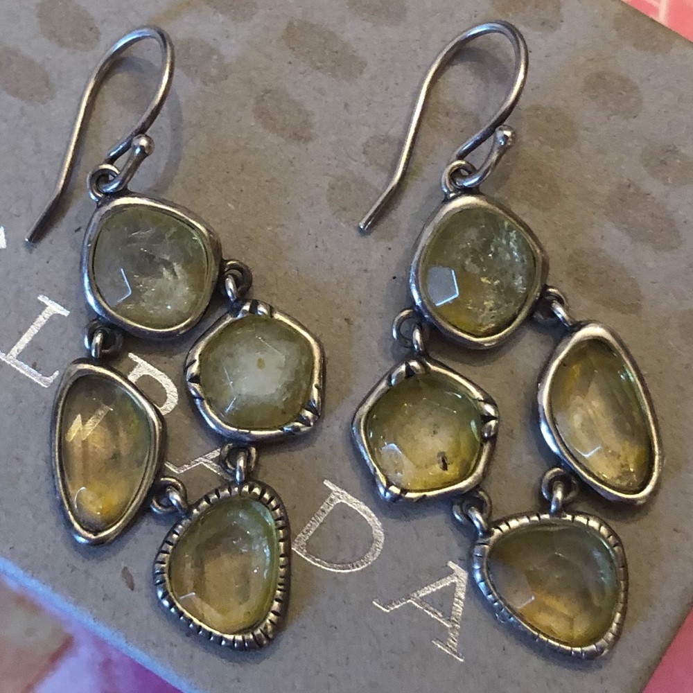 Silpada Sterling Silver and Citrine Fresh Squeezed Earrings W2782 - Picture 3 of 16